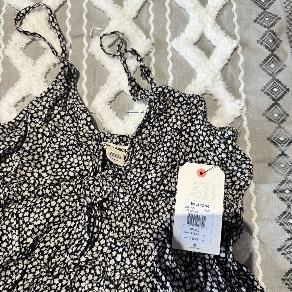 Black and White Polka Dot Dress - Picture 3 of 5